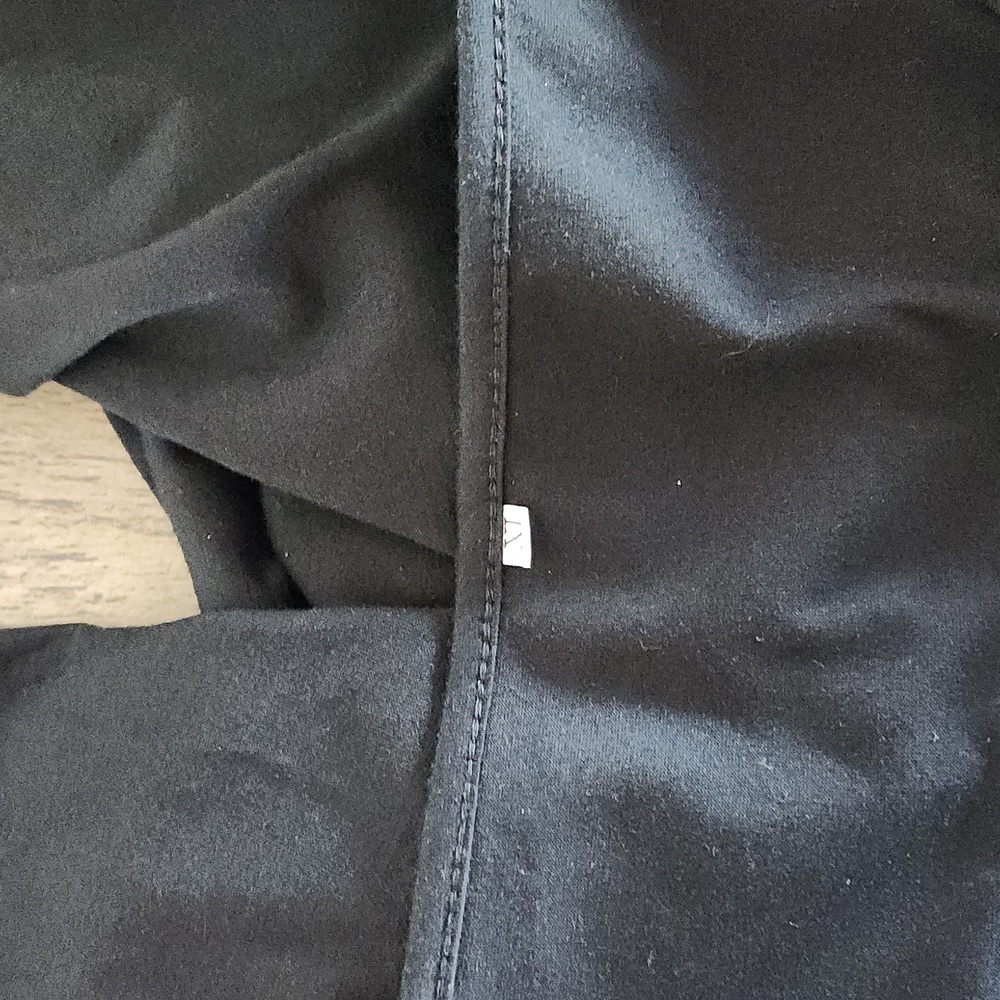 Black Short Sleeve Empire Waist Top - XL - Picture 5 of 6
